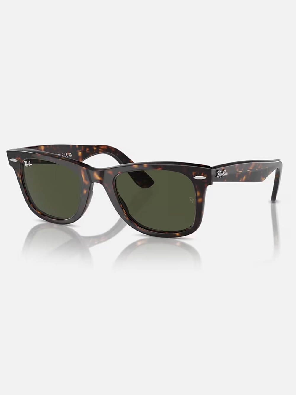 Ray Ban The Wayfarer Prescription Sunglasses in Polished Tortoise